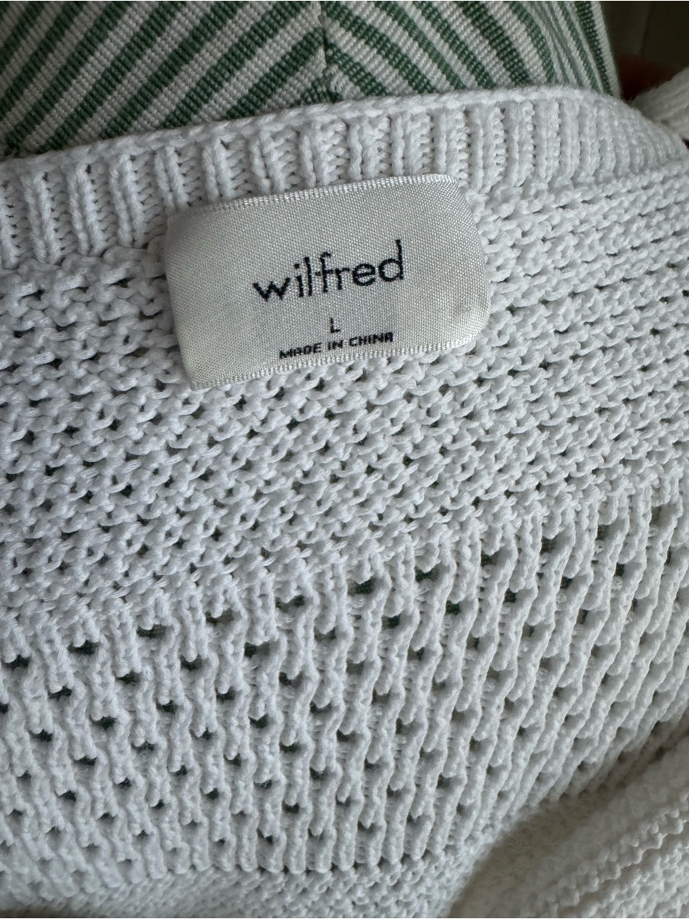Wilfred White Crochet Knit Swim Coverup Dress - Picture 3 of 6